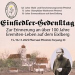 Einsiedler-Gedenktag am 15./16.11.2025